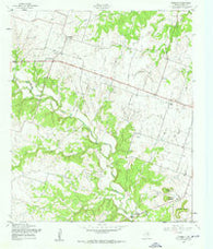 Purmela Texas Historical topographic map, 1:24000 scale, 7.5 X 7.5 Minute, Year 1957