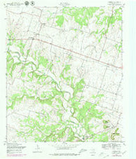 Purmela Texas Historical topographic map, 1:24000 scale, 7.5 X 7.5 Minute, Year 1957