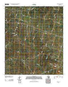 Purmela Texas Historical topographic map, 1:24000 scale, 7.5 X 7.5 Minute, Year 2010