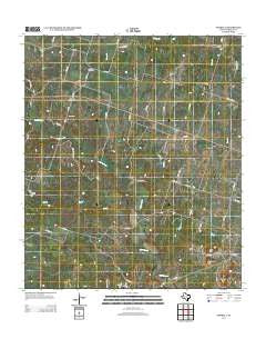 Purmela Texas Historical topographic map, 1:24000 scale, 7.5 X 7.5 Minute, Year 2012