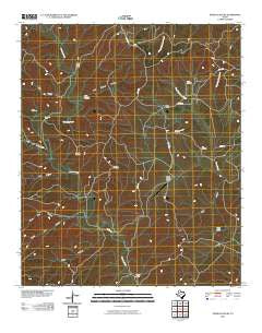 Pursley House Texas Historical topographic map, 1:24000 scale, 7.5 X 7.5 Minute, Year 2010