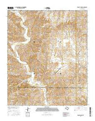 Pursley House Texas Current topographic map, 1:24000 scale, 7.5 X 7.5 Minute, Year 2016