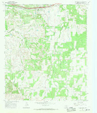 Putnam South Texas Historical topographic map, 1:24000 scale, 7.5 X 7.5 Minute, Year 1966