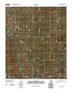 Putnam North Texas Historical topographic map, 1:24000 scale, 7.5 X 7.5 Minute, Year 2010