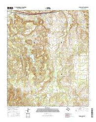 Putnam South Texas Current topographic map, 1:24000 scale, 7.5 X 7.5 Minute, Year 2016