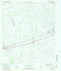 Pyote East Texas Historical topographic map, 1:24000 scale, 7.5 X 7.5 Minute, Year 1969