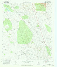 Pyote NE Texas Historical topographic map, 1:24000 scale, 7.5 X 7.5 Minute, Year 1969