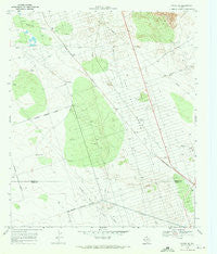 Pyote NE Texas Historical topographic map, 1:24000 scale, 7.5 X 7.5 Minute, Year 1969