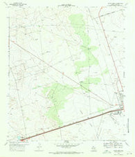Pyote West Texas Historical topographic map, 1:24000 scale, 7.5 X 7.5 Minute, Year 1969