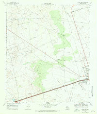 Pyote West Texas Historical topographic map, 1:24000 scale, 7.5 X 7.5 Minute, Year 1969