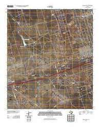 Pyote East Texas Historical topographic map, 1:24000 scale, 7.5 X 7.5 Minute, Year 2010