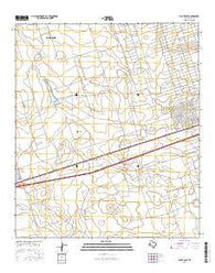 Pyote East Texas Current topographic map, 1:24000 scale, 7.5 X 7.5 Minute, Year 2016