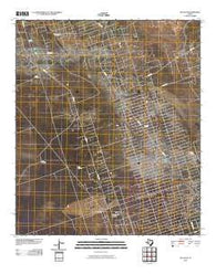 Pyote NE Texas Historical topographic map, 1:24000 scale, 7.5 X 7.5 Minute, Year 2010