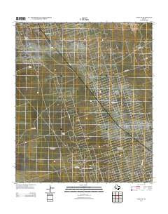 Pyote NE Texas Historical topographic map, 1:24000 scale, 7.5 X 7.5 Minute, Year 2012