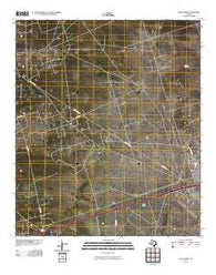 Pyote West Texas Historical topographic map, 1:24000 scale, 7.5 X 7.5 Minute, Year 2010