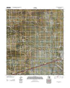 Pyote West Texas Historical topographic map, 1:24000 scale, 7.5 X 7.5 Minute, Year 2012
