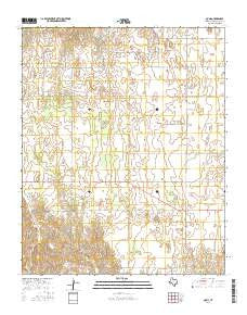 Quail Texas Current topographic map, 1:24000 scale, 7.5 X 7.5 Minute, Year 2016