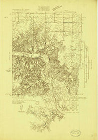 Quanah 3-a Texas Historical topographic map, 1:48000 scale, 7.5 X 7.5 Minute, Year 1927