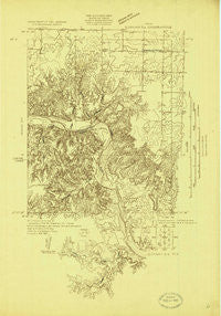 Quanah 3-a Texas Historical topographic map, 1:48000 scale, 7.5 X 7.5 Minute, Year 1927