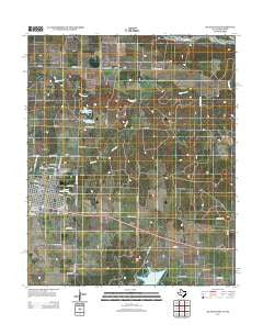 Quanah East Texas Historical topographic map, 1:24000 scale, 7.5 X 7.5 Minute, Year 2012