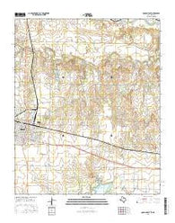 Quanah East Texas Current topographic map, 1:24000 scale, 7.5 X 7.5 Minute, Year 2016