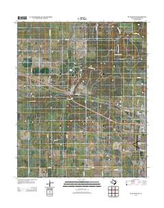 Quanah West Texas Historical topographic map, 1:24000 scale, 7.5 X 7.5 Minute, Year 2012