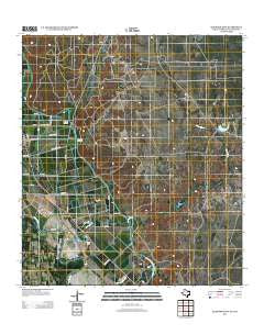 Quemado East Texas Historical topographic map, 1:24000 scale, 7.5 X 7.5 Minute, Year 2012