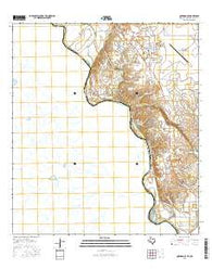 Quemado SE Texas Current topographic map, 1:24000 scale, 7.5 X 7.5 Minute, Year 2016