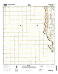 Quemado West Texas Current topographic map, 1:24000 scale, 7.5 X 7.5 Minute, Year 2016