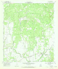 Quihi Texas Historical topographic map, 1:24000 scale, 7.5 X 7.5 Minute, Year 1969