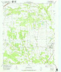 Quinlan Texas Historical topographic map, 1:24000 scale, 7.5 X 7.5 Minute, Year 1979