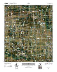Quinlan Texas Historical topographic map, 1:24000 scale, 7.5 X 7.5 Minute, Year 2010