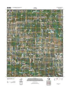 Quinlan Texas Historical topographic map, 1:24000 scale, 7.5 X 7.5 Minute, Year 2012