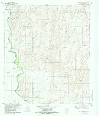 Quinn Creek Texas Historical topographic map, 1:24000 scale, 7.5 X 7.5 Minute, Year 1979