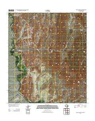 Quinn Creek Texas Historical topographic map, 1:24000 scale, 7.5 X 7.5 Minute, Year 2012