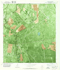 Quintana Texas Historical topographic map, 1:24000 scale, 7.5 X 7.5 Minute, Year 1979