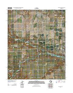 Quitaque Texas Historical topographic map, 1:24000 scale, 7.5 X 7.5 Minute, Year 2012