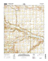 Quitaque Texas Current topographic map, 1:24000 scale, 7.5 X 7.5 Minute, Year 2016