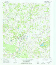 Quitman Texas Historical topographic map, 1:24000 scale, 7.5 X 7.5 Minute, Year 1960