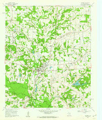 Quitman Texas Historical topographic map, 1:24000 scale, 7.5 X 7.5 Minute, Year 1960