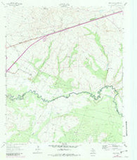 Quito Draw Texas Historical topographic map, 1:24000 scale, 7.5 X 7.5 Minute, Year 1963