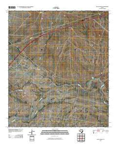 Quito Draw Texas Historical topographic map, 1:24000 scale, 7.5 X 7.5 Minute, Year 2010