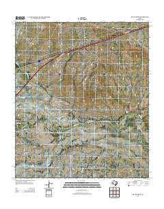 Quito Draw Texas Historical topographic map, 1:24000 scale, 7.5 X 7.5 Minute, Year 2012