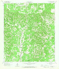 Rafter Hollow Texas Historical topographic map, 1:24000 scale, 7.5 X 7.5 Minute, Year 1964