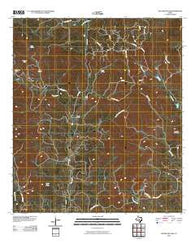 Rafter Hollow Texas Historical topographic map, 1:24000 scale, 7.5 X 7.5 Minute, Year 2010