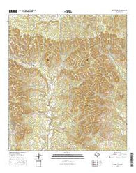 Rafter Hollow Texas Current topographic map, 1:24000 scale, 7.5 X 7.5 Minute, Year 2016