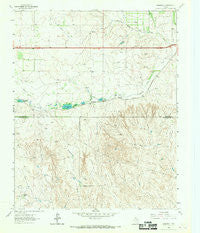 Ramsdell Texas Historical topographic map, 1:24000 scale, 7.5 X 7.5 Minute, Year 1963