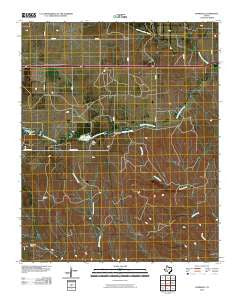 Ramsdell Texas Historical topographic map, 1:24000 scale, 7.5 X 7.5 Minute, Year 2010