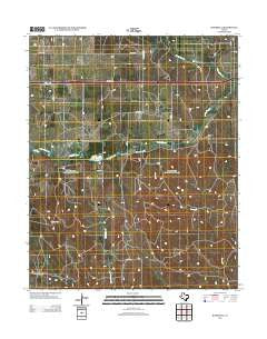Ramsdell Texas Historical topographic map, 1:24000 scale, 7.5 X 7.5 Minute, Year 2012