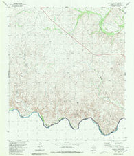 Ramsey Canyon Texas Historical topographic map, 1:24000 scale, 7.5 X 7.5 Minute, Year 1980